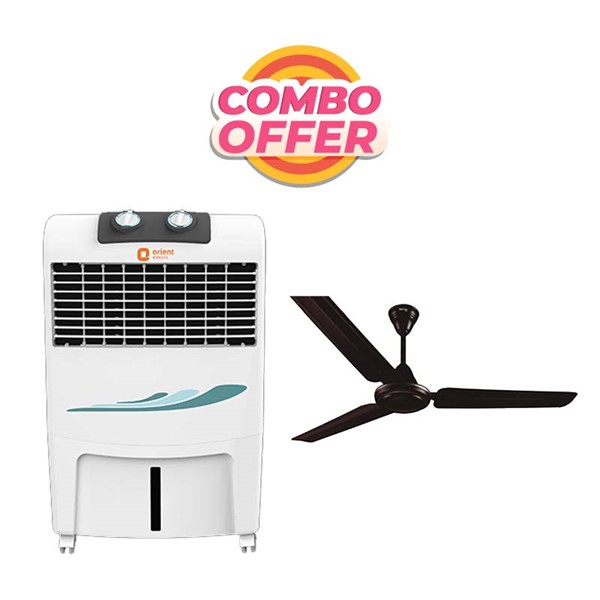 Picture of Orient Air Cooler 20Litres Smart Cool DLX CP2002H + McCoy Fan 48 Windy All Colours