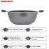 Picture of Sowbaghya Non Stick Deep Kadai With SS LID