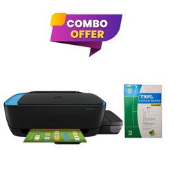 Picture of HP Ink Tank 319 Colour Printer,Scanner and Copier for Home/Office + TNPL Copier Paper 70 GSM A4 Size