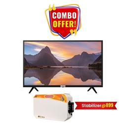 Picture of TCL 32 Inches Android Smart HD Ready LED TV (TCL32S520) + Stabilizer