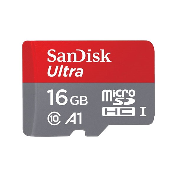 Picture of SanDisk Ultra MicroSDHC 16GB - Class 10 Memory Card UHS-I