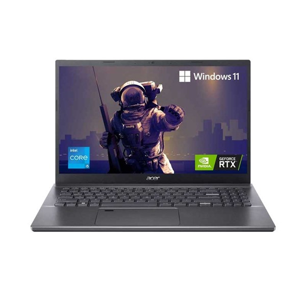 Picture of Acer Aspire 5 - 12th Gen Intel Core i5 15.6" A515-57G Gaming Laptop (8GB/512GB SSD/4GB Graphics/RTX 2050/Windows 11 Home/1 Yr Warranty/Gray/1.8 kg)