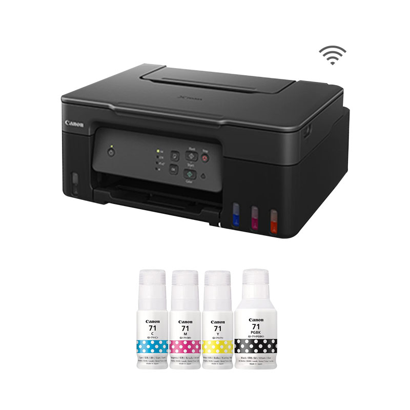 Canon PIXMA G3730 All-in-one Wireless Inktank Printer + Additional Ink ...