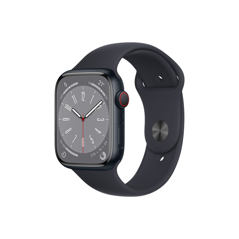 Apple Watch Series 8 45mm Midnight Aluminium Case with Midnight 