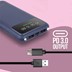 Picture of Zebronics MB10000S10, 10000mah Transparent Powerbank, 22W Fast Charging with Type-C, QCPD, Power Delivery, Quick Charge (Black)
