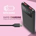 Picture of Zebronics MB10000S10, 10000mah Transparent Powerbank, 22W Fast Charging with Type-C, QCPD, Power Delivery, Quick Charge (Black)