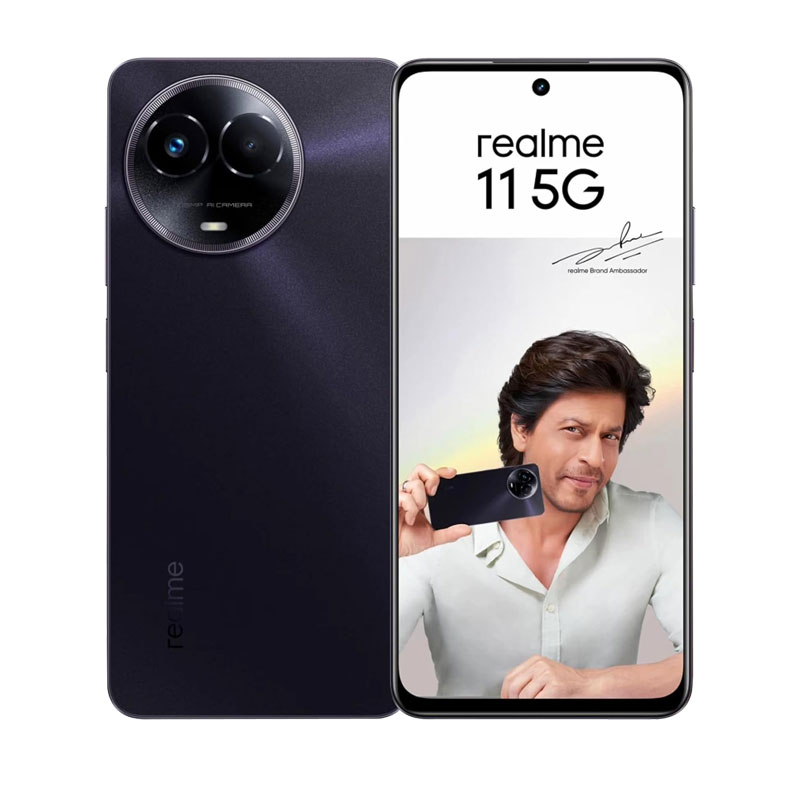 Picture of realme 11 5G (8GB RAM, 256GB, Glory Black)