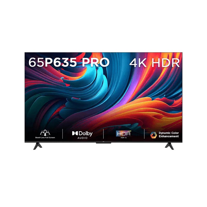 TCL 65 inch (164 cm) Bezel-Less Full Screen Series Ultra HD 4K Smart LED  Google TV (TCL65P635PRO)