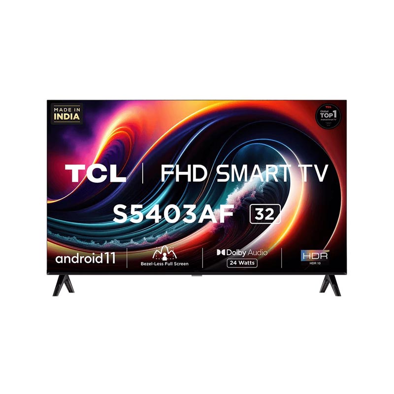 Buy TCL 81.28 cm (32 inch) Full HD LED Smart Google TV, Bezel-Less S Series  32S5400 at Best Price on Reliance Digital