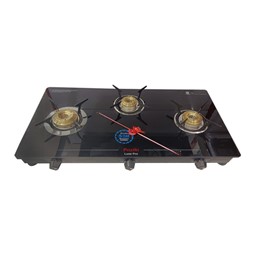 Picture of Preethi Luxe Pro 3Burners Glass Top Gas Stove (LUXEPRO3B)