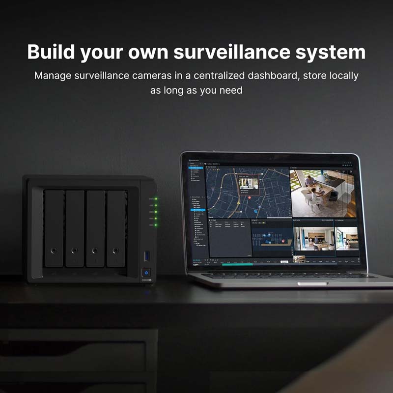 Synology DiskStation DS423+ Network Attached Storage Drive (Black 