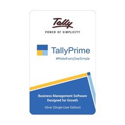 Picture of TallyPrime Silver - One Software for All Your Business Needs (Accounting, GST, Invoice, Inventory, MIS & More)
