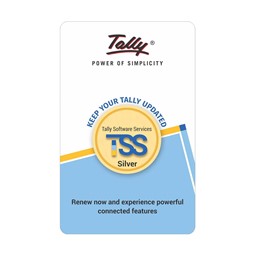 Picture of Tally Software Services (TSS) - Silver (An Annual Software Subscription for Your Existing TallyPrime/Tally.ERP 9 Licenses)