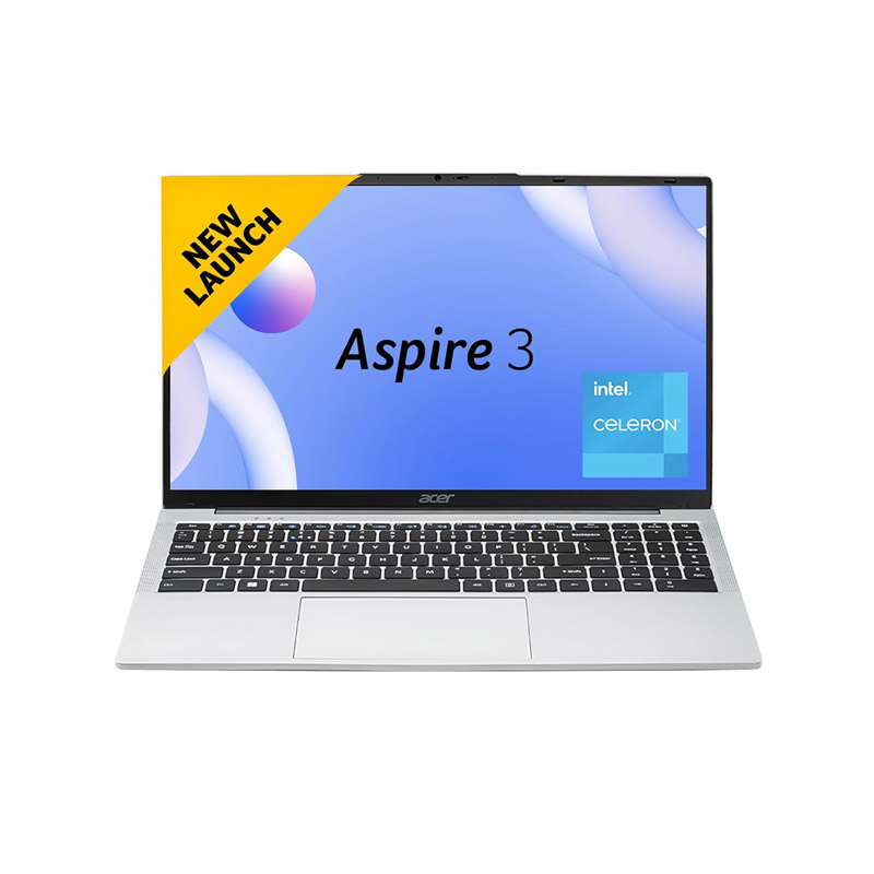 Picture of Acer Aspire 3 - Intel Core Celeron N4500 15.6" (39.63 cm) A325-45 Thin & Light Laptop (8GB/ 512GB SSD/ HD Display/ Windows 11 Home/ MS Office/ 1Year Warranty/ Pure Silver/ 1.5Kg)