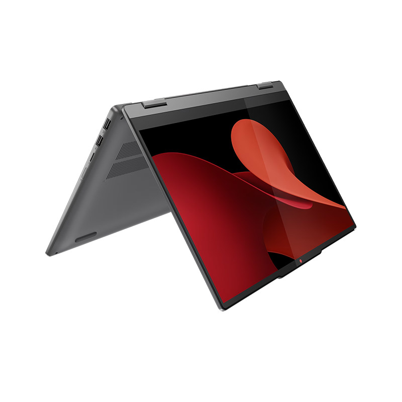 Picture of Lenovo IdeaPad Slim 5 - AMD Ryzen 5 8645HS 14" (35.6 cm) 83DR007CIN 2-in-1 Laptop (16GB DDR5/ 512GB SSD/ WUXGA IPS 300Nits/ Touch Display/ Camera privacy shutter/ Integrated AMD Radeon 760M/ Windows 11 Home/ Office 2024/ 1 Year Warranty/ Luna Grey/ 1.6kg)