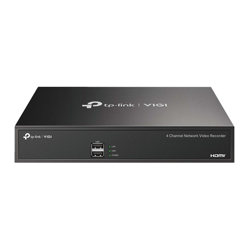 Picture of TP-Link VIGI NVR1004H 4 Channel Network Video Recorder (4K HDMI NVR/ 8MP/ H.265+/ ONVIF, CGI/ Plug & Play/ Two-Way Audio/ Remote Monitoring)