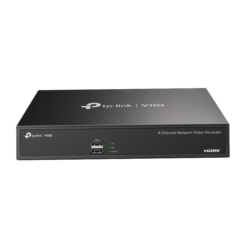 Picture of TP-Link VIGI NVR1008H VIGI 8 Channel Network Video Recorder (H.265+/ 80 Mbps Video Access Bandwidth/ Two-Way Audio/ Remote Monitoring/ ONVIF/ Black)