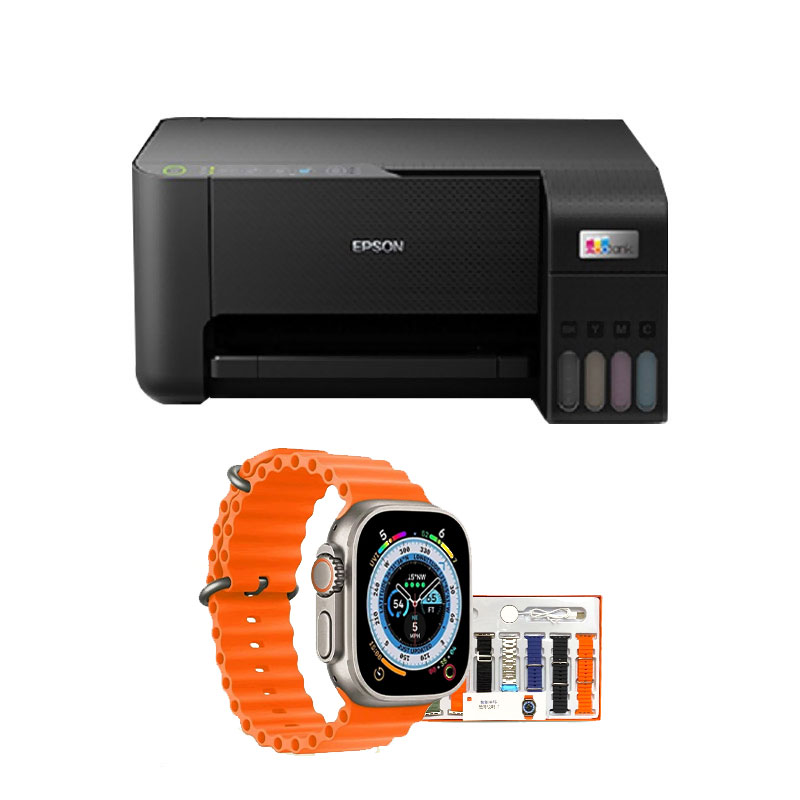 Picture of Epson EcoTank L3210 A4 All-in-One Ink Tank Printer + Smart watch (7-in-1 Strap)