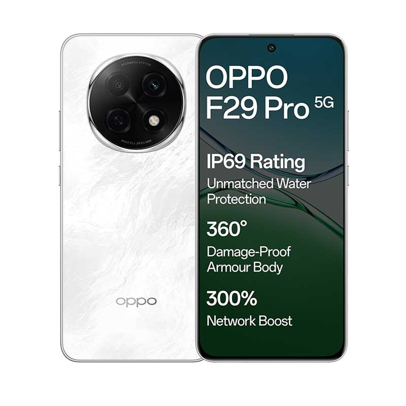 Picture of Oppo F29 Pro 5G  (12GB RAM, 256 GB, Marble White)