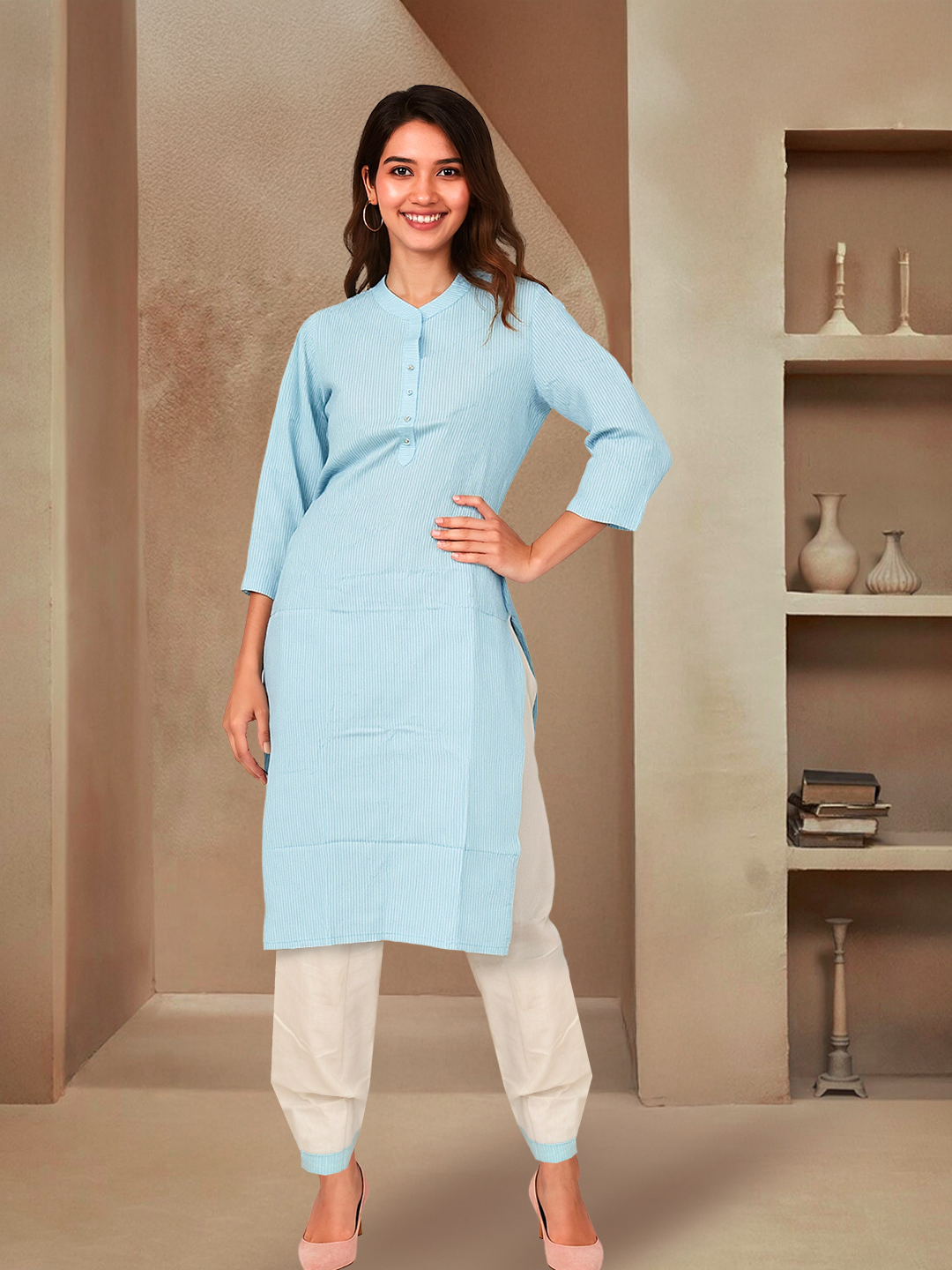 Simple Serenity Effortless Comfort Kurta with Pant Set
